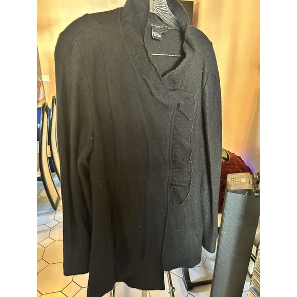Sandro Sport Ruffle Jacket Size L - Picture 4 of 6